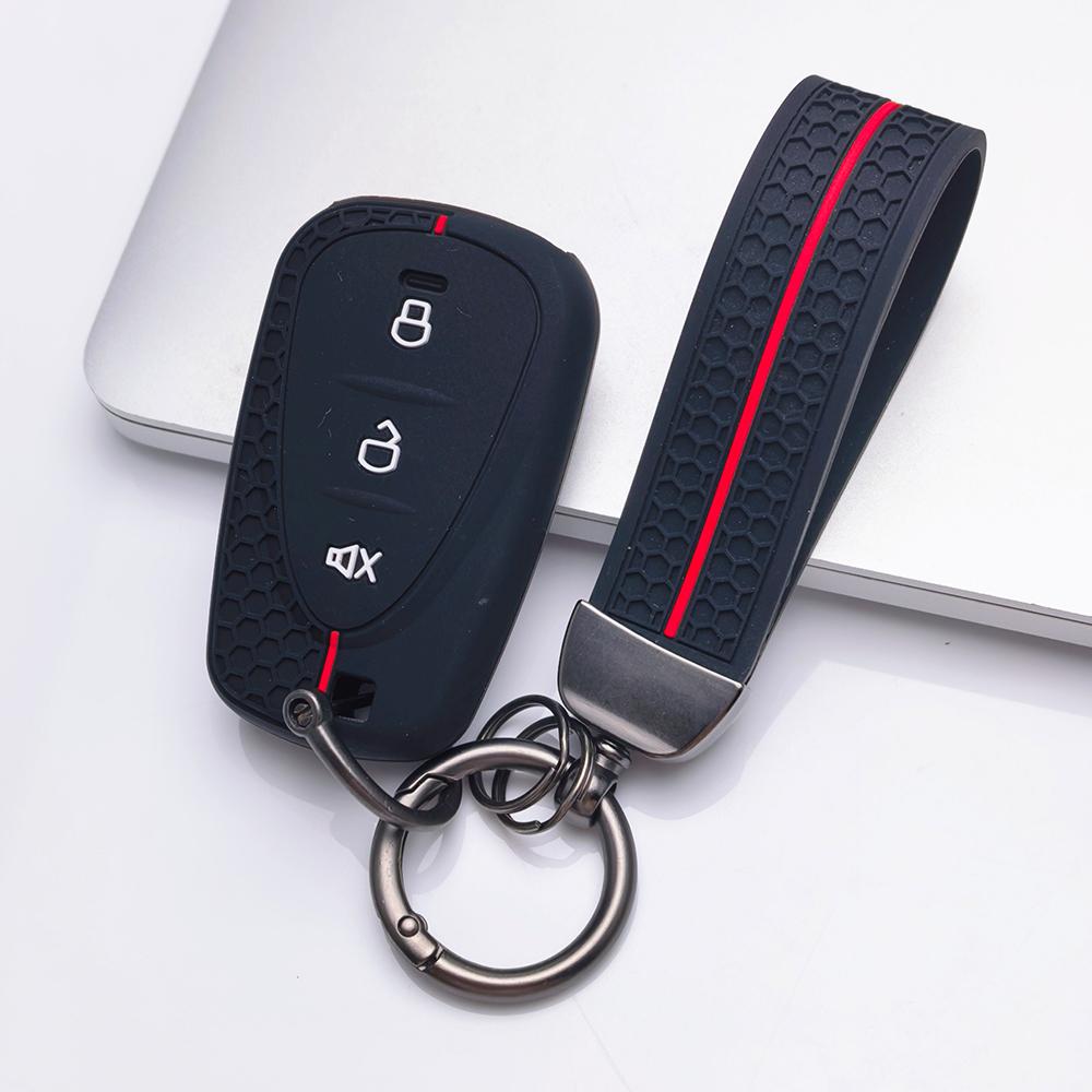 Key Fob Cover for SYM XS150T-9 2A XS300T Joymax Z300 Cruisym with Keychain Anti-Scratch Guard Shockproof Protection Soft Grip Texture чёрный
