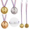 2.55 in Medal Football Competition Prize Souvenir Gift Gold Plastic Winner Medal Gold Silver Bronze Prize for Competitions Party
