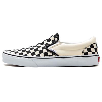 Slip-On Classic Casual Checkerboard Carpet Set Low Top Skate Shoes Unisex Sneakers Black White VN000EYEBWW(S-BOX)