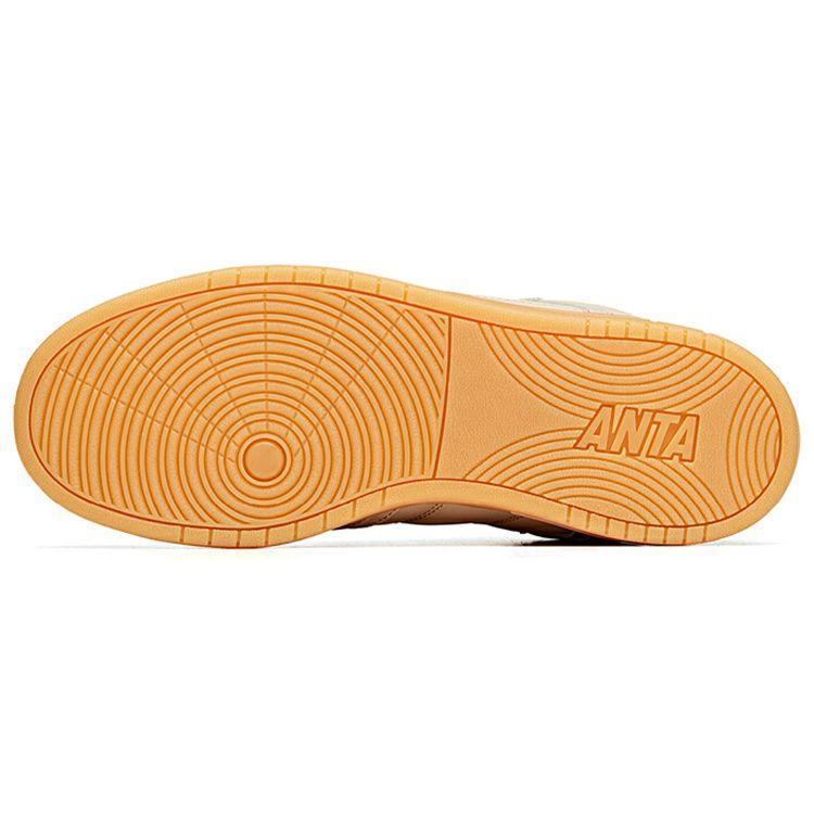 Anta Lifestyle Series High-Top Sneakers Men Sneakers Oatmeal-White 91948088-8