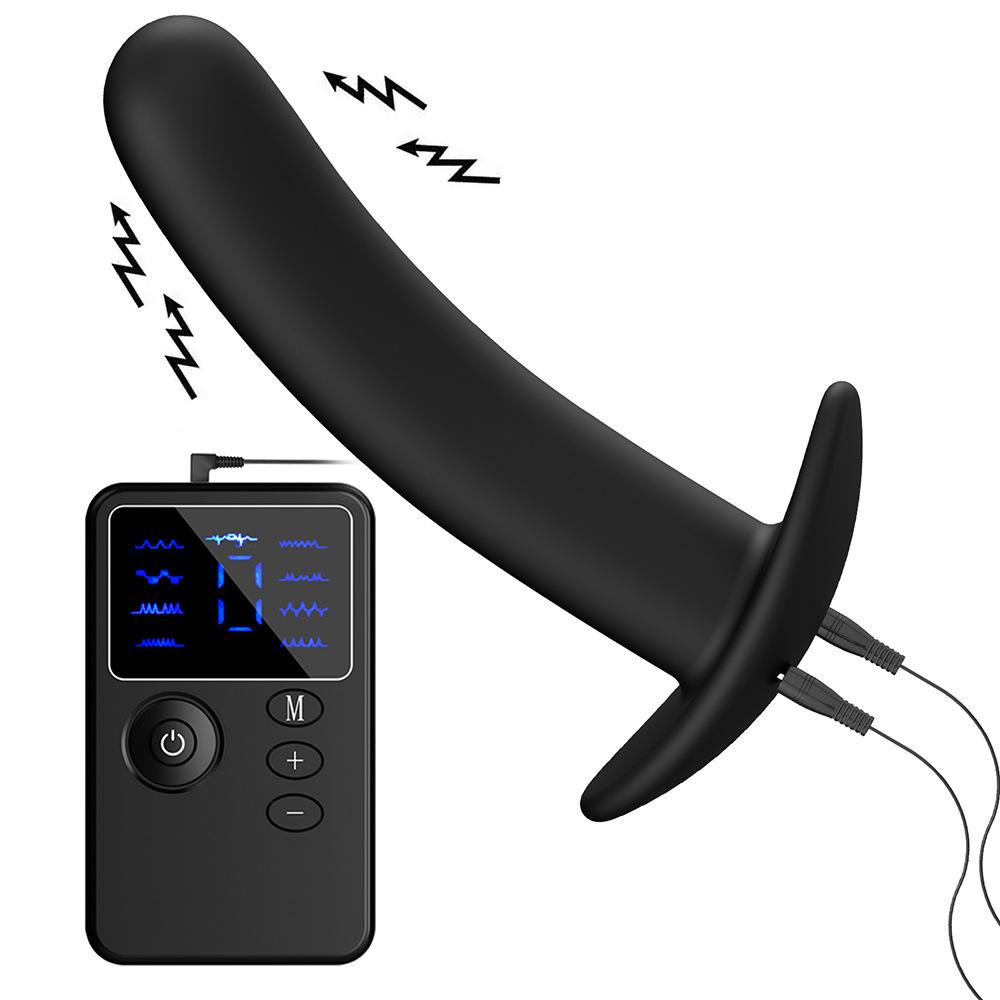 Silicone Anal Butt Plug Prostate Massage Vagina Stimulation Remote Control Electric Shock Sex Toys Men Women Masturbation