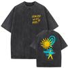 T-shirt Graphique Louis Tomlinson Tour Vintage Lavé T-shirts Hommes Femmes Mode Coton Surdimensionné T-shirt