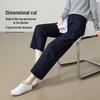ESE-Y Women's Lyocell Cotton Tapered Cropped Casual Pants