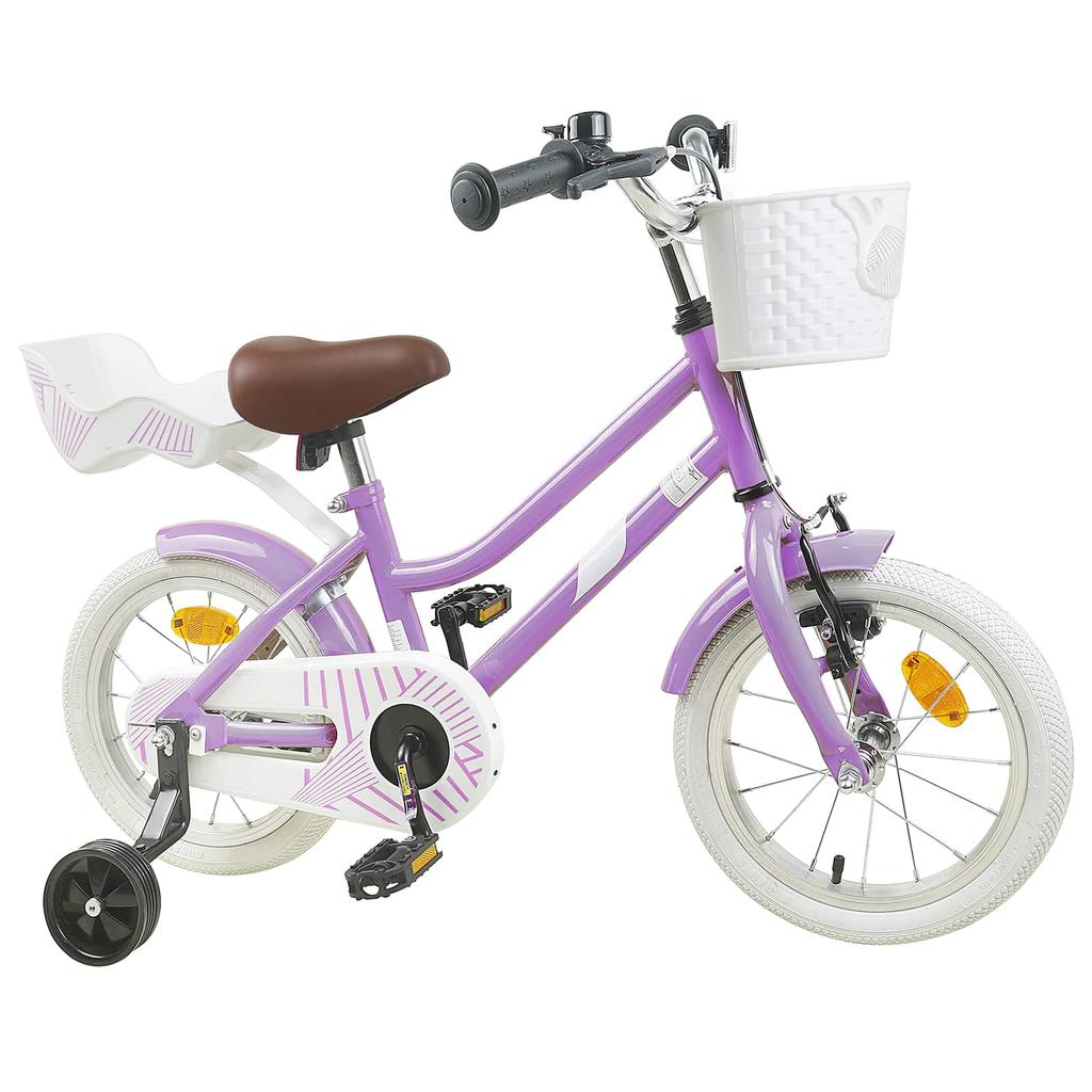 Kids Bicycle 12 Inch for Ages 2 4 Purple