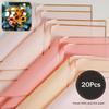 20 Sheets For Mother Wife Flower Wrapping Paper With Golden Edges Waterproof Bouquet Packaging Birthday Wedding Holiday DIY Gift