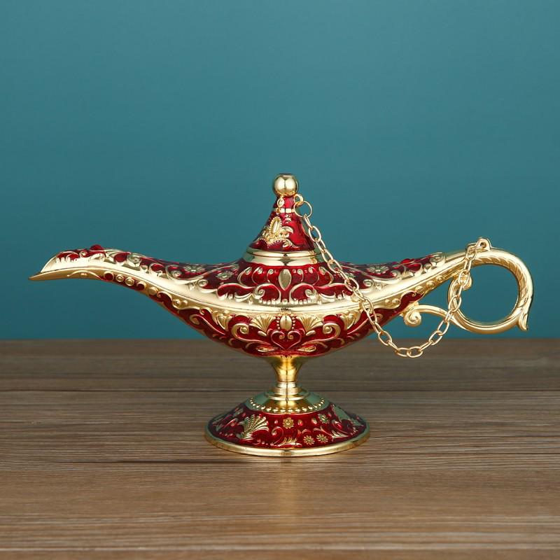 Aladins Wunderlampe Retro-Schmuckstück: Kreative Heimdekoration, Segenswunsch-Lampe für Wohnzimmer & Arbeitszimmer