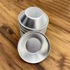 Set di 50 Stampini Piccoli per Torte in Alluminio, Stampini Antiaderenti per Cupcake, Stampini Metallici per Budini