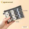 Flocking Love Mesh Portable Cosmetic Bag - High-Value, Simple Design
