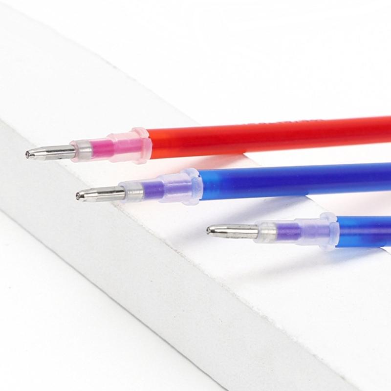 100x Erasable Fabric Refills High Temperature Disappearing Ink Fabric Marker Refills for Dressmaking Fabric PU Leather