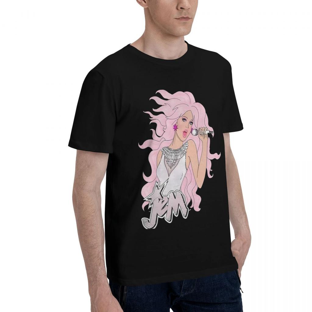 Dazzling Diamonds Jem And The Holograms 100 Cotton Casual Breathable Confortable T Shirt Short Sleeve TShirt T Shirt Men