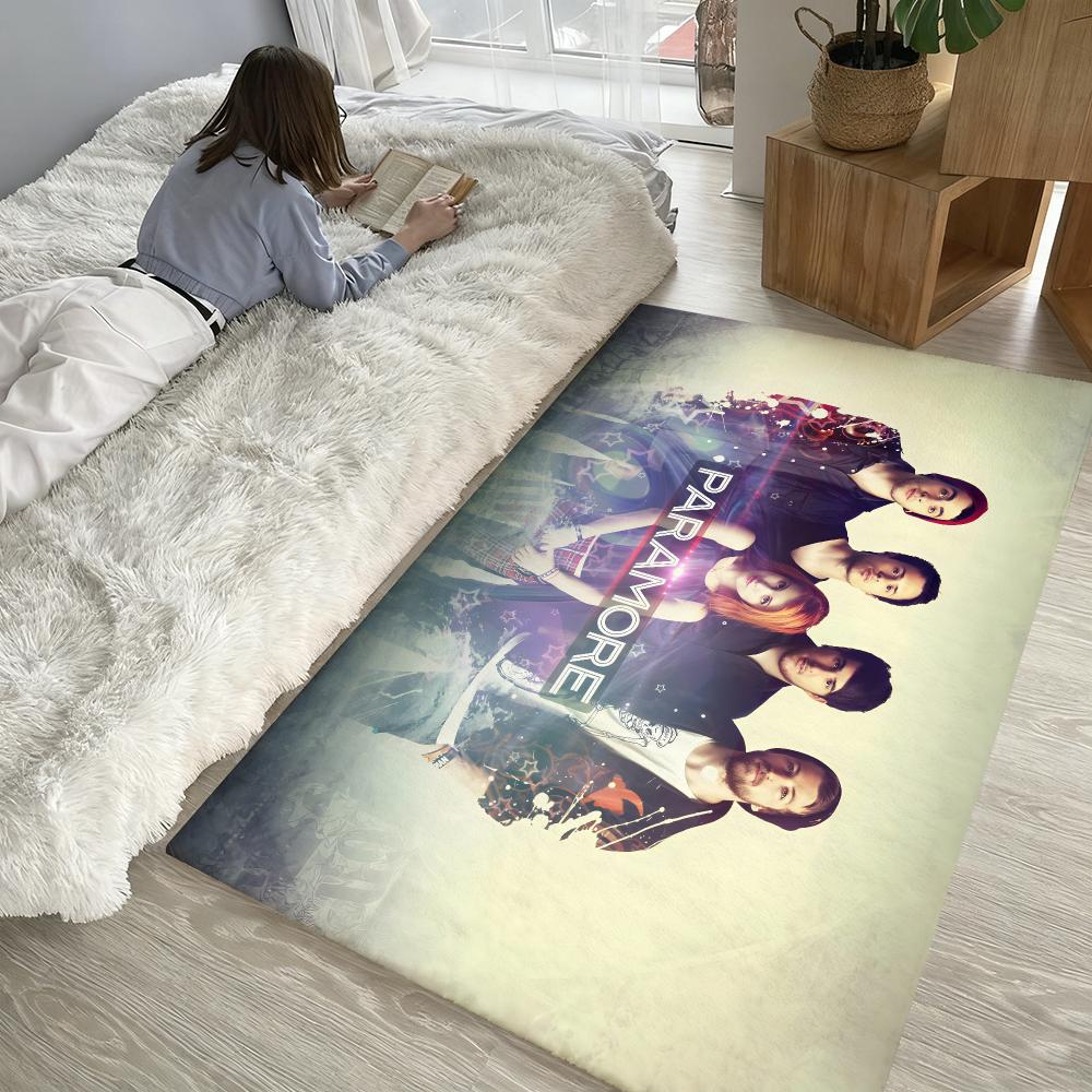 Rock Music Floor Mat Soft Thickened Absorbent Non-Slip Bedroom Living Room Door Mat Home Decor Flannel Rugs