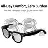 MT3 Smart Glasses 8MP HD Camera Video Recording AI Translation Voice Assistant TR90 Ultralight Bluetooth Call Music Smart Eyewear USB Charging Unisex