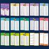 Mathematical Operations Exercise Flashcards Erasable Math Study Cards Kid Early Learning Study Card for Preschooler