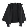 MM6 S32DL0261 20AW Black Shirred Color Blouse Tops S blackUsed