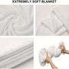 Anime Girlthemed Pattern Flannel Printed Blanket Suitable for All Seasons Suitable for Living Room Office Sofa and Travel