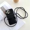 Wallet Lanyard Crossbody Phone Case for IPhone 15 14 13 12 11 Pro Max Mini X XR XS Max Plus Leather Card Slot Shoulder Strap