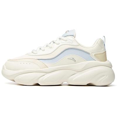 Cat Paw Cushioning Slip Resistant Low Top Chunky Sneakers Women's White Blue 922048894-3