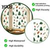 No Residue Window Cling Christmas Static Cling, Xmas Tree Snowman Santa Hat Bell Glass Sticker, Removable Reusable Decoration Decal for Holiday Party