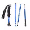 Bastón Plegable Portátil para Nordic Walking 250G Ultraligero Bastón para Caminar Trekking Bastón de Senderismo