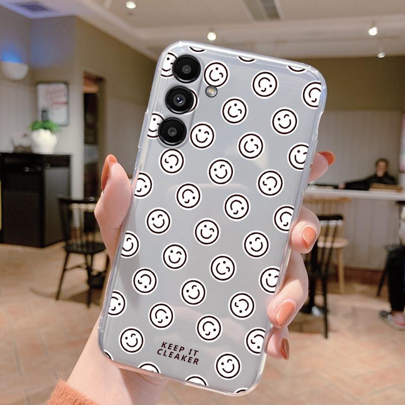For Samsung A15 5G Case 6.5 Inch Face Cover Soft Silicone Clear TPU Phone Case For Samsung Galaxy A56 A16 A26 A36 Fundas Bumper