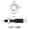 A25F-For Bench Grinder, Polisher, Sander, For Rotary Tools- Steel Spindle Adapter Kit(2-Pack), Motor Arbor Adapter