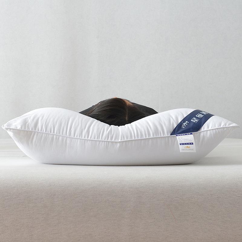 

Подушка из цельного хлопка для взрослых, удобная и несминаемая, защита шейного позвонка, основа подушки из перьевого шелка и хлопка для студенческих общежитий