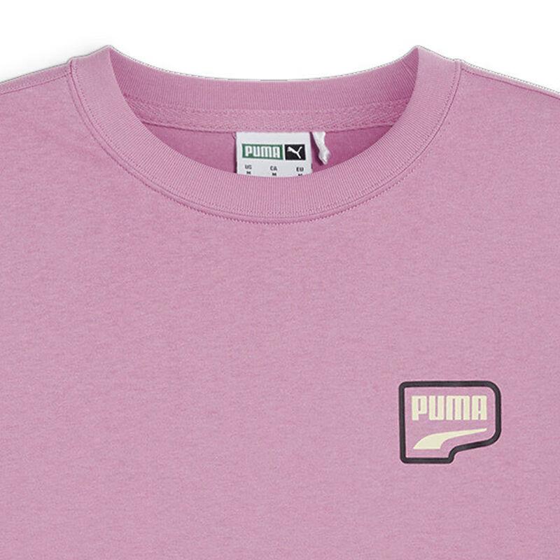 Puma Solid Color Simple Letter Logo Badge Moisture Wicking Loose Casual Breathable Dopamine Short Sleeve T-Shirt Unisex T-Shirts Light-Pink 629023-48
