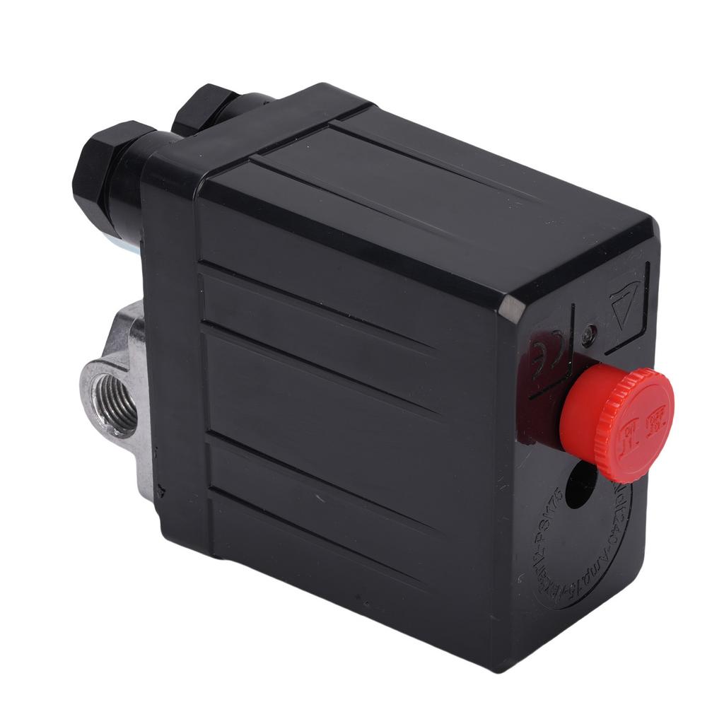 Air Compressor Pressure Switch 240V 15A 4 Holes Effective Adjustment Pressure Switch Control Valve
