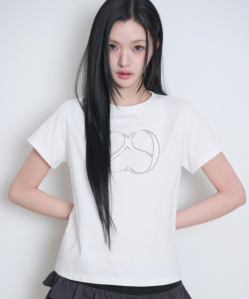 ILLIGO 129 Logo Patch T-Shirt Pure White