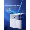 Aige Wall-Mounted Toilet Paper Holder with Three-Layer Drawer