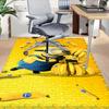1pc Minions Adventure Poster Carpet for Playroom Bedroom Living Room Sofa Home Decor,kids Game Area Rug Non-slip Floor Mat Y72821