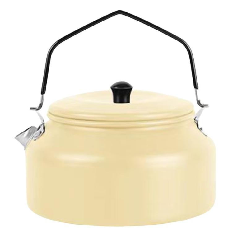 Outdoor Camping Coffee and Teas Kettle Portable Teapot Aluminum  Camp Teas Coffee Pots Water Boilers for Picnics