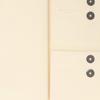 Document Organizer Folio Secure Storage Prevent Loss PU Leather Expanding File Folder Beige
