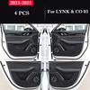 For LYNK & CO 03 2018-2025 Car Door Anti-kick Pad Interior Protection Sticker Modification Decorative Sticker Auto Accessories
