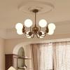 Mid-Century Nanyang Style Chandelier: Retro Space-Inspired Lighting for Living Room, Dining Room & Bedroom with Eye-Protection.