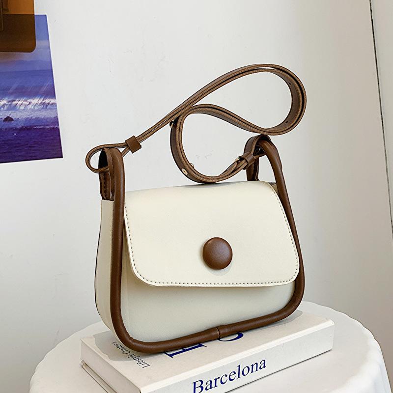 

Летняя сумка для отдыха и пригородных поездок, небольшая квадратная сумка, высокая чувствительность, корейская ниша, простая сумка через плечо, сумка-мессенджер для девочек белый