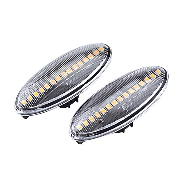 1 par dynamisk LED sideblinklys for bil til Toyota Yaris COROLLA Auris Mk1 E15 RAV4 Mk3 Etios Rullende blinklys