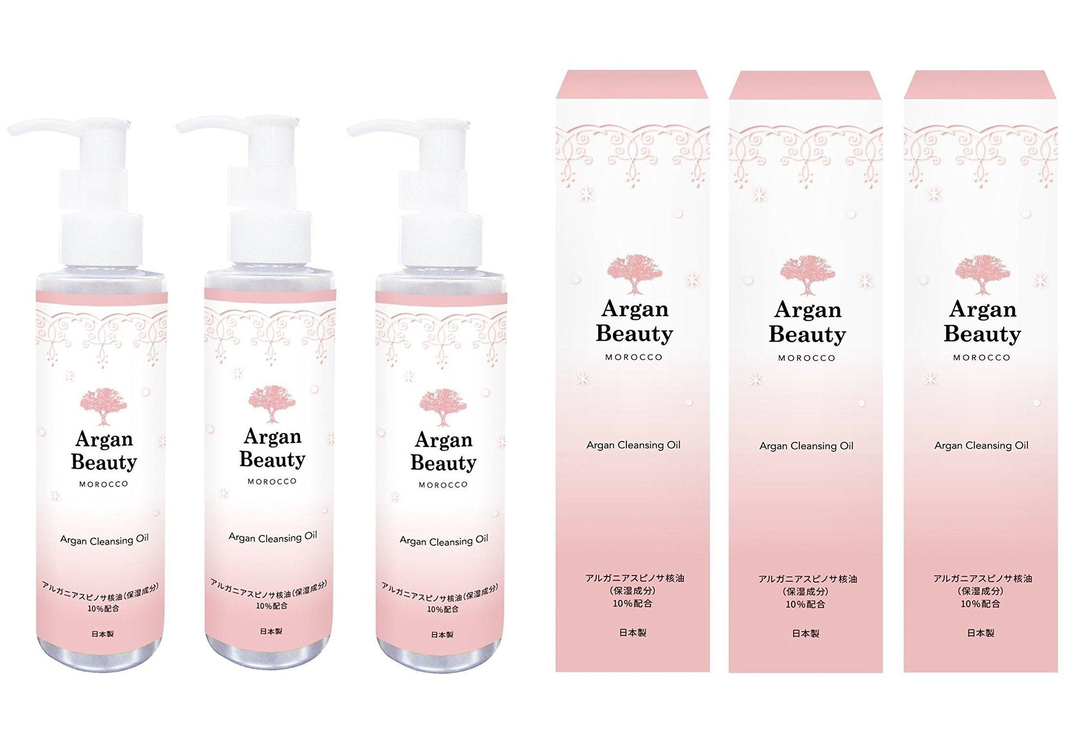 Japan Green Tea Center Value Set: AGB Argan Cleansing Oil (Renewed version of Tiya Argan Cleansing Oil) 150ml x 3 sets