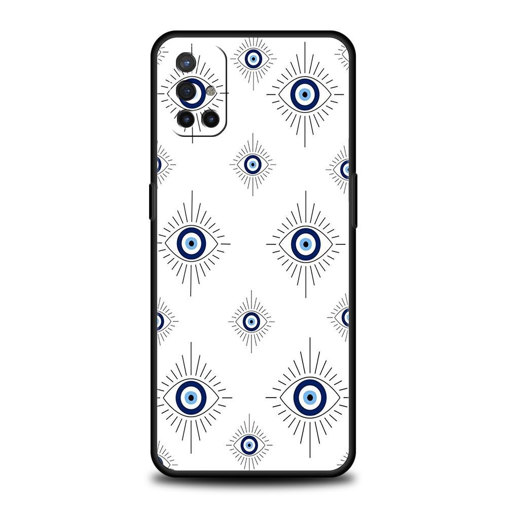 

Blue Eye Art Phone Case For OnePlus 12 11 10 9 8 7 7T Pro 12R 10R 9RT 9R 8T Nord N100 N200 N10 2T CE 2 5G Soft Black Cover OnePlus 10R