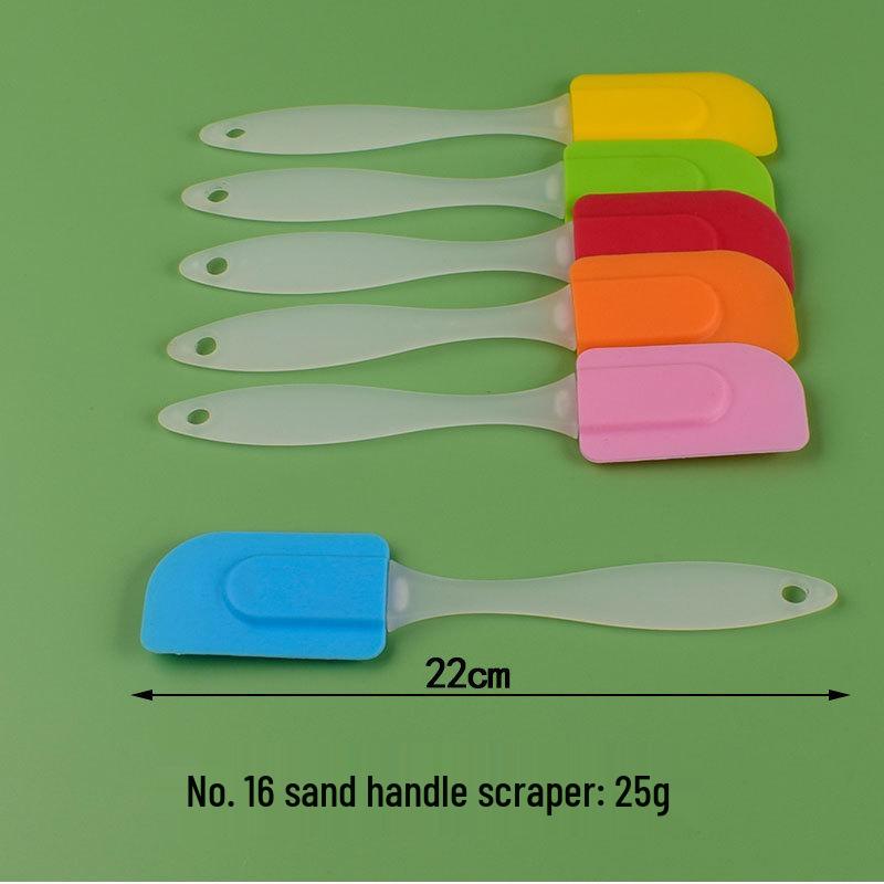 In-Stock High-Temperature Resistant Soft Silicone Spatula for Cake and Baking.