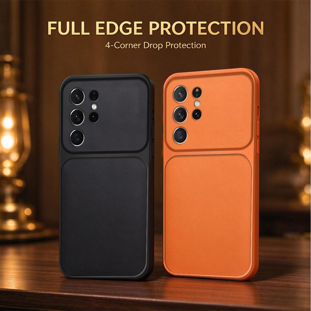 Soft TPU Phone Case for Samsung Galaxy S25 Ultra S24 S23 S22 With Full Lens Protection Cover