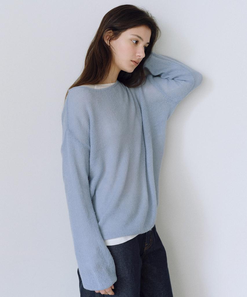 Yulago Lea Wool Boatneck Knit