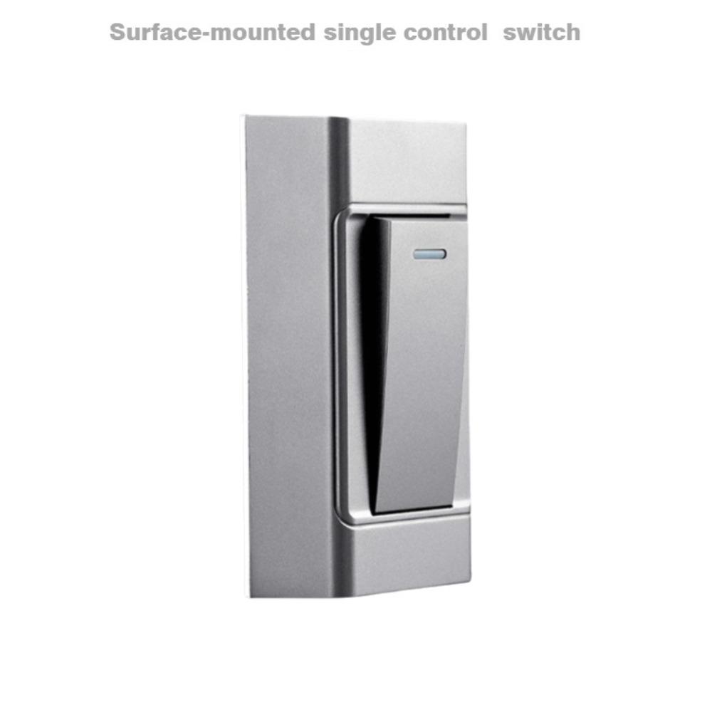 1 Gang 1 Way Surface-mounted Control Switch 2 Gang 2 Way Small Switch Dual Control Switch Bedside