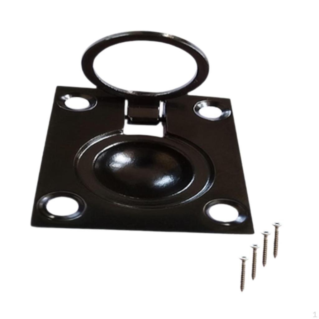 Flush Runde Pull Boot Luke Griff Elegante Saving Platz Edelstahl Einbau für
