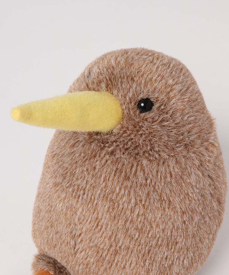 Bleu Bleuet Naito Design Institute Round Kiwi Plush Toy (Light Brown)