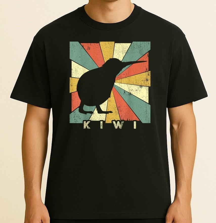 Vintage Kiwi Bird Lover Retro Style Animal  Size S-4XL Unisex T-Shirt L