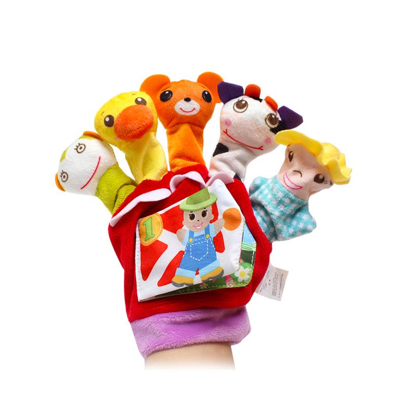 

DOLERY Baby Mittens & Finger Puppets with Crinkle Paper for Early Education & Parent-Child Interaction 18cm