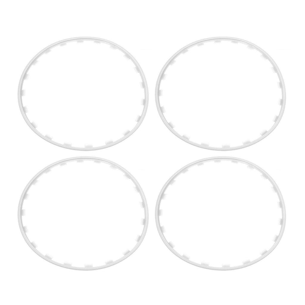4PCS 20in Wheel Rim Protection Ring Wheel Edges Trim Tire Decoration Accessories Replacement For Tesla Model Y Red