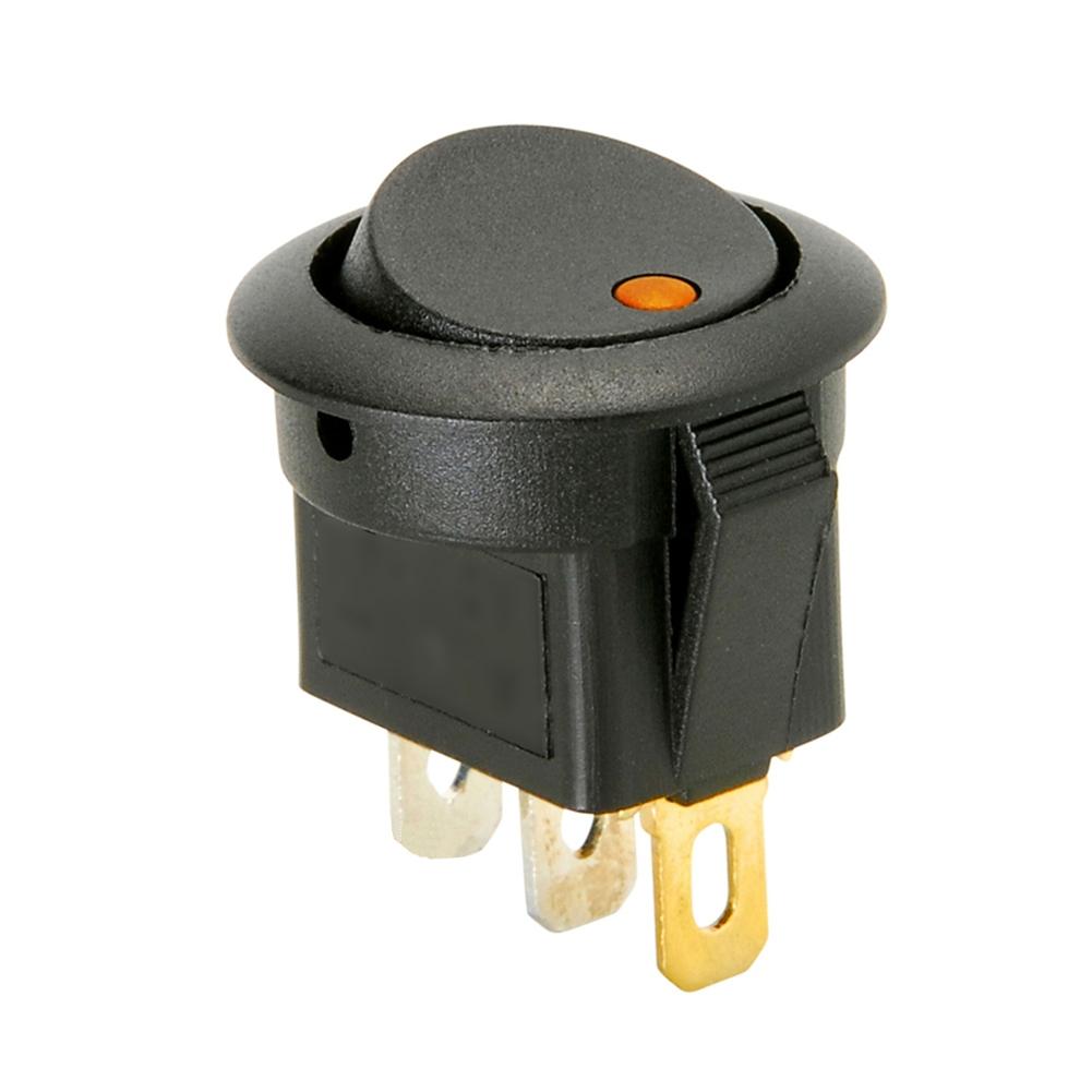 Brand New Rocker Switch Round ON/OFF Switch Parts SPST