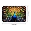 Cute Peacock Pattern Modern Style Front Floor Door Entrance Mats Outdoor  Bath Kitchen Doormat Bedroom Carpet Rug